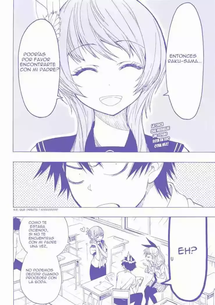 Nisekoi capítulo 37, página 3