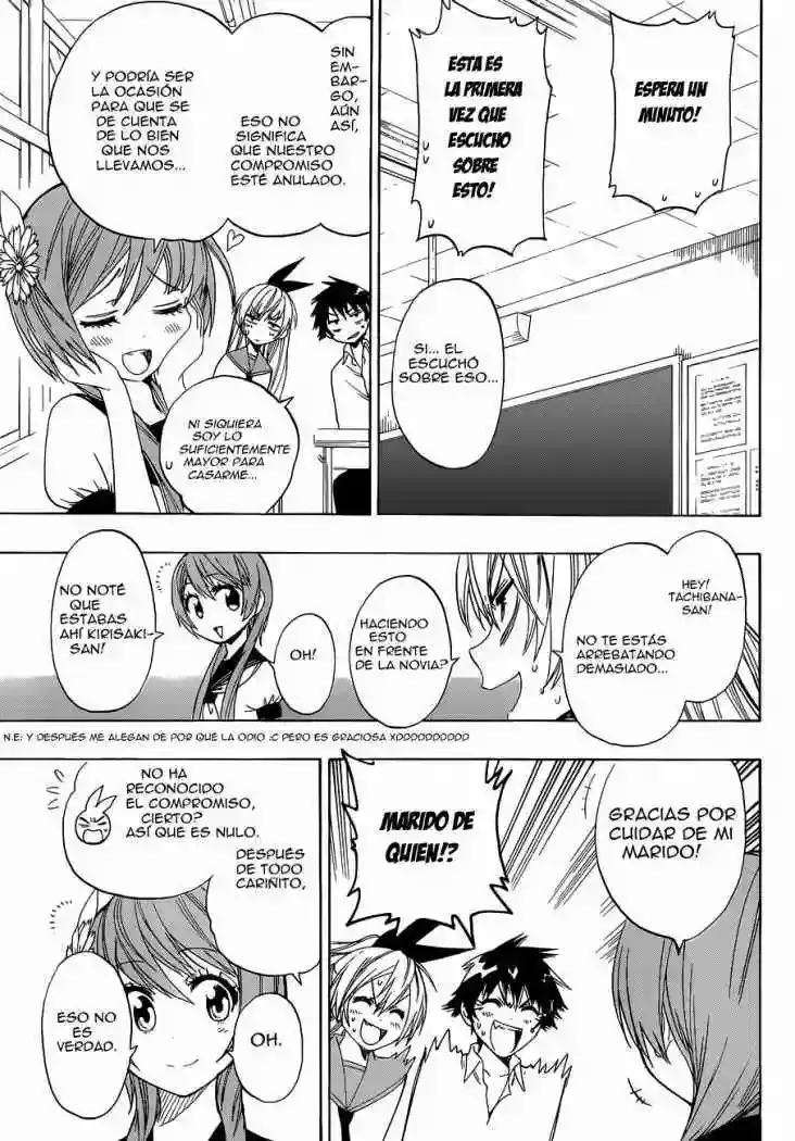Nisekoi capítulo 37, página 4