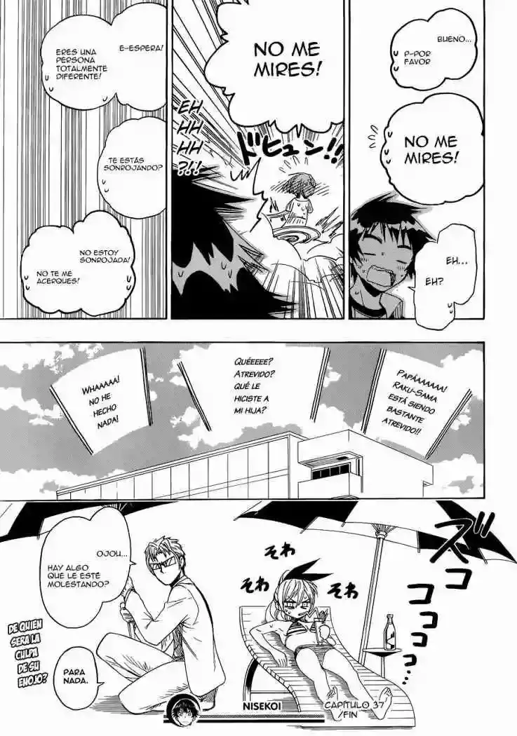 Nisekoi capítulo 37, página 20