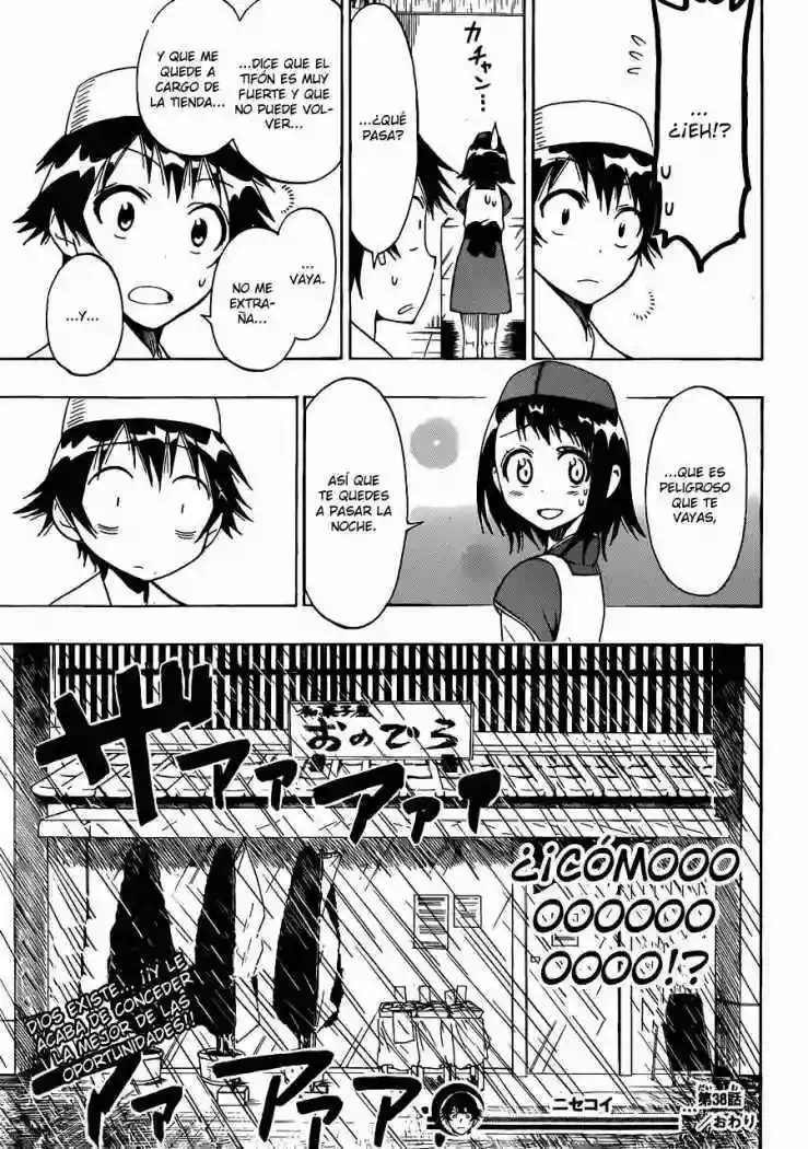 Nisekoi capítulo 38, página 19