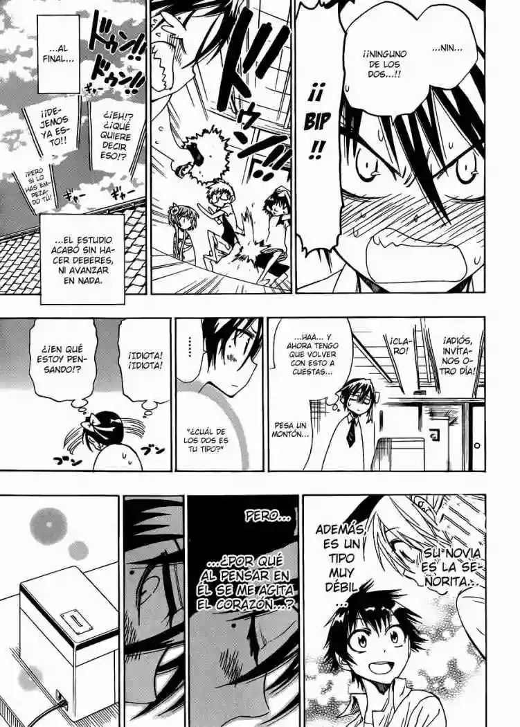 Nisekoi capítulo 40, página 17