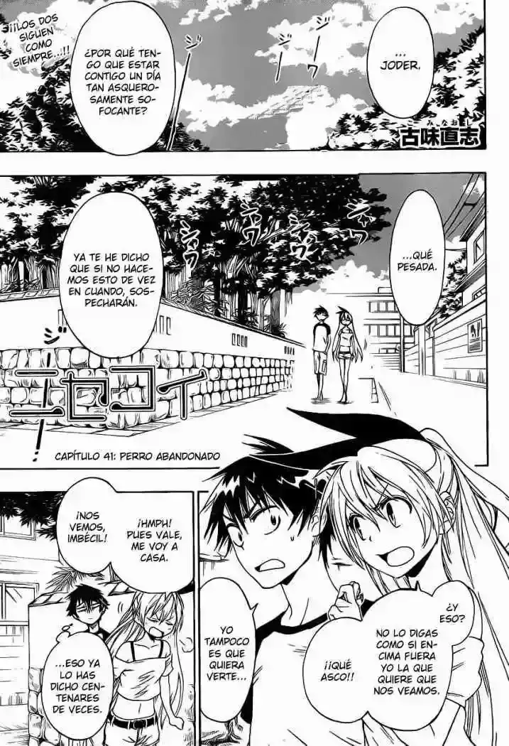 Nisekoi capítulo 41, página 1