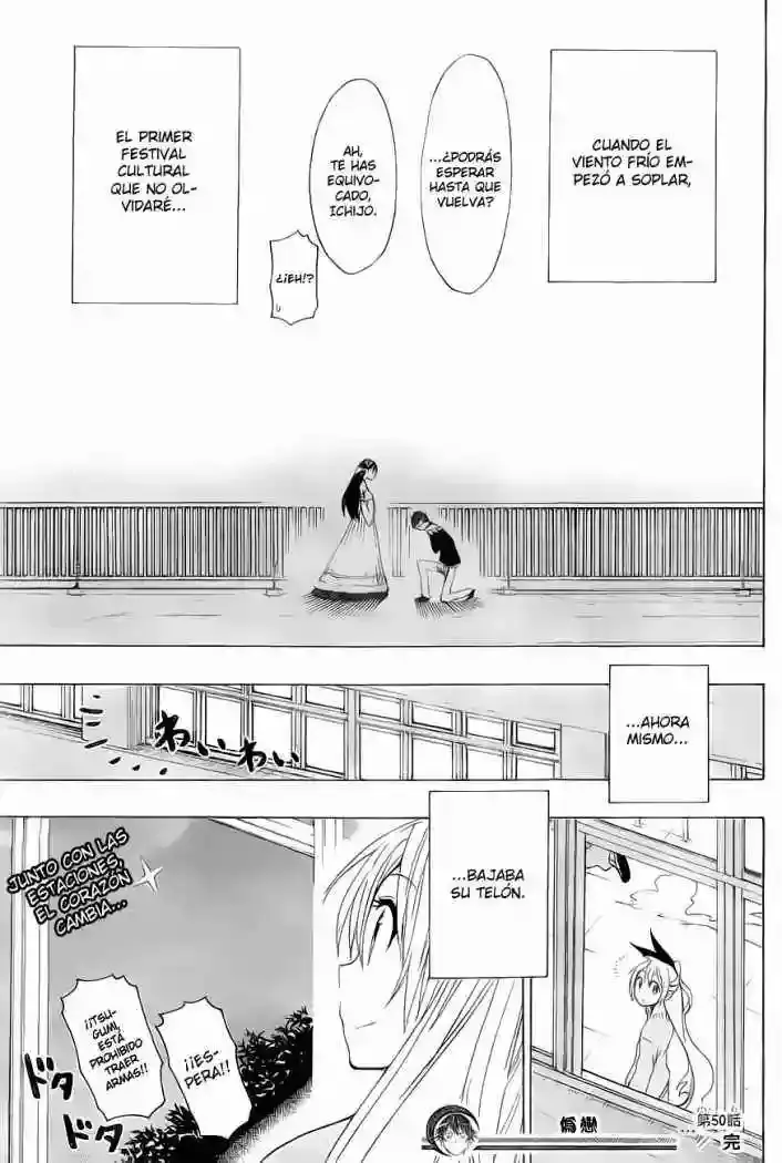 Nisekoi capítulo 50, página 19