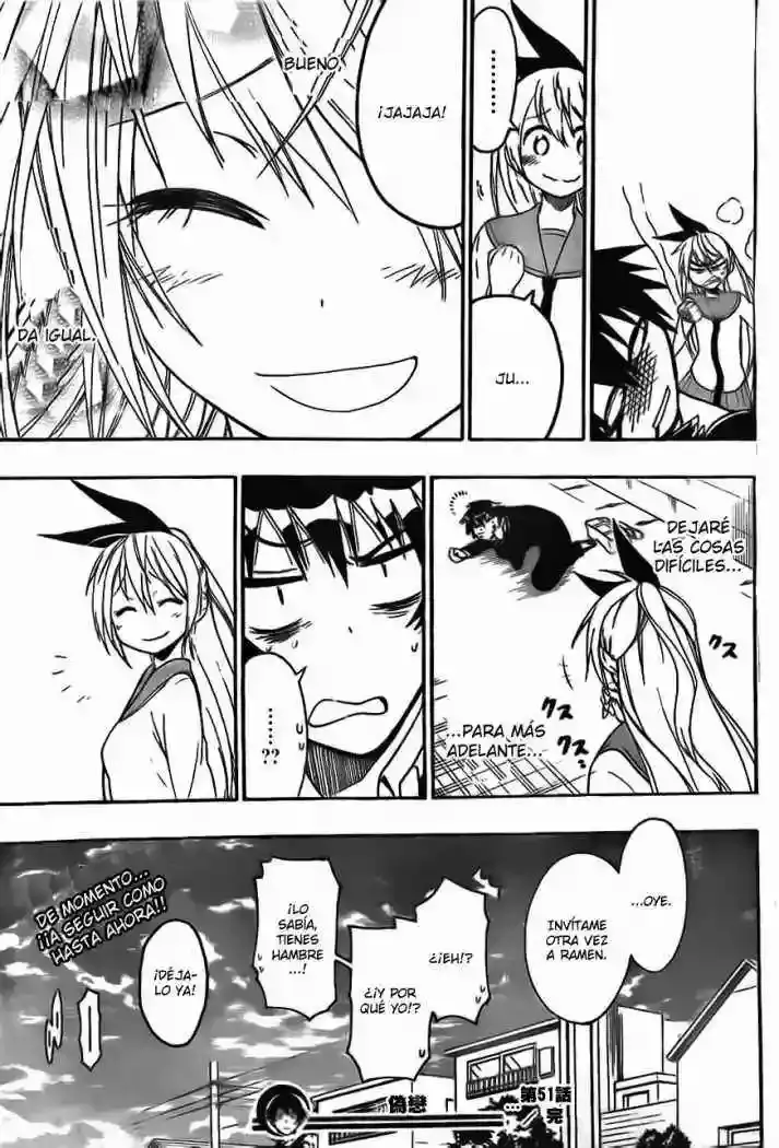 Nisekoi capítulo 51, página 19
