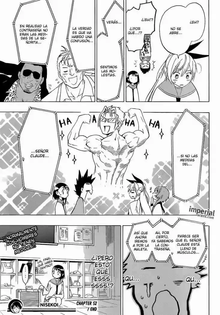 Nisekoi capítulo 52, página 19