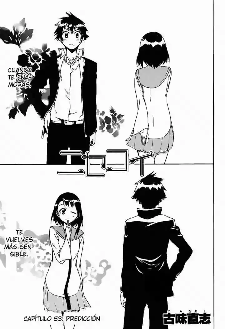 Nisekoi capítulo 53, página 3