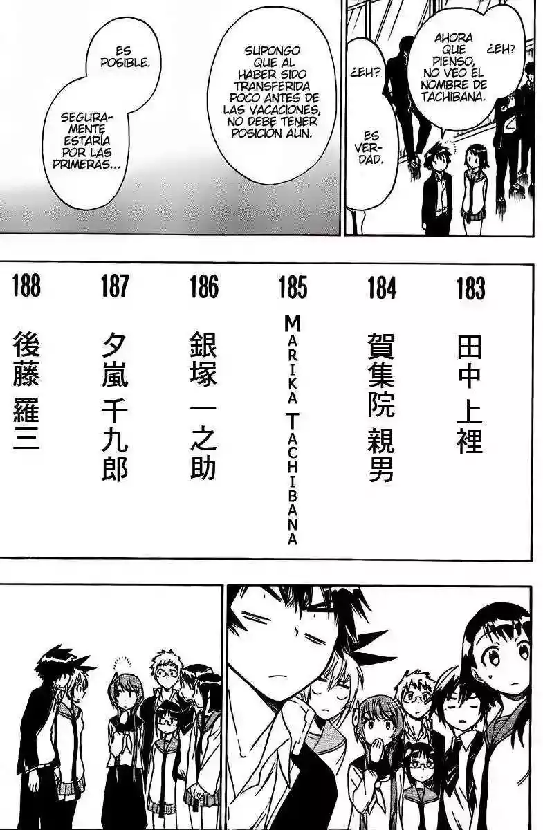 Nisekoi capítulo 56, página 3
