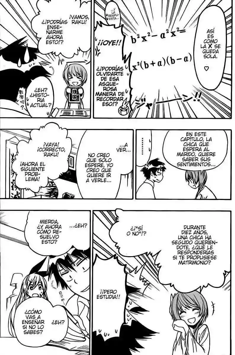 Nisekoi capítulo 56, página 9