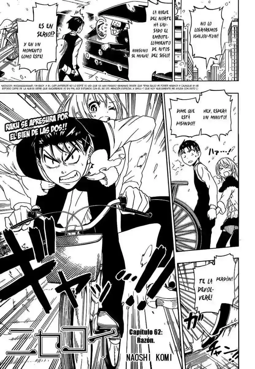 Nisekoi capítulo 62, página 2