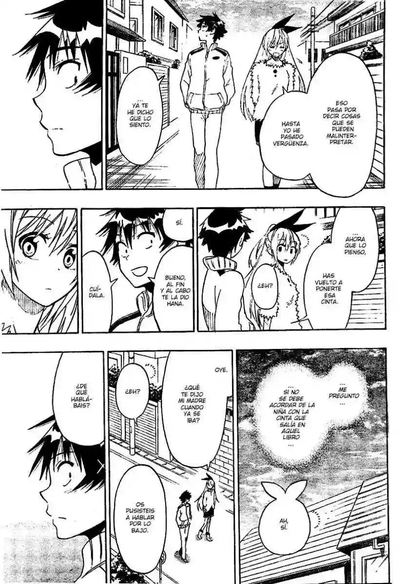 Nisekoi capítulo 63, página 13