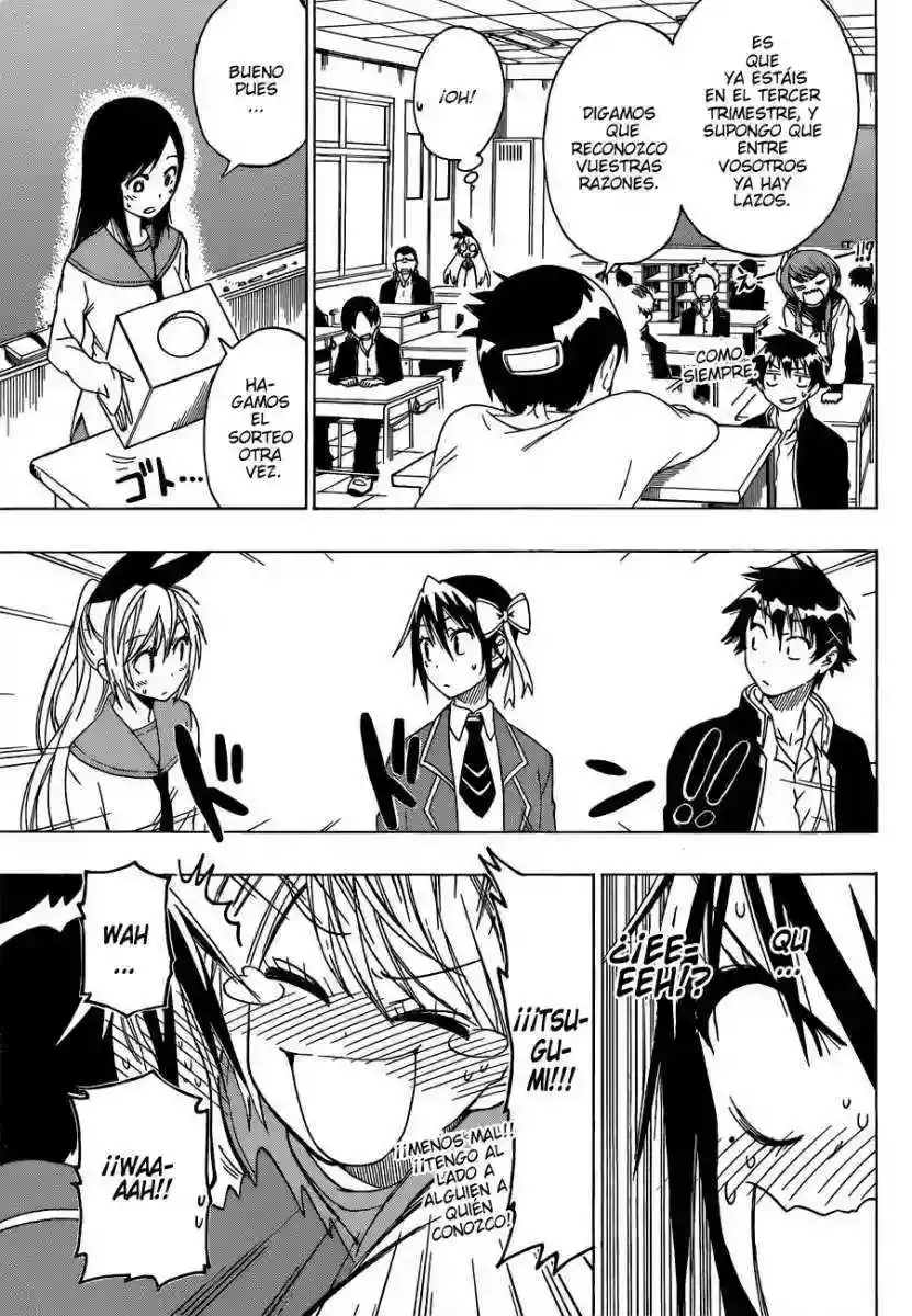 Nisekoi capítulo 66, página 7