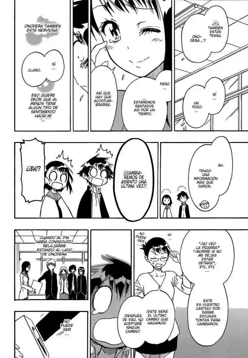 Nisekoi capítulo 66, página 18