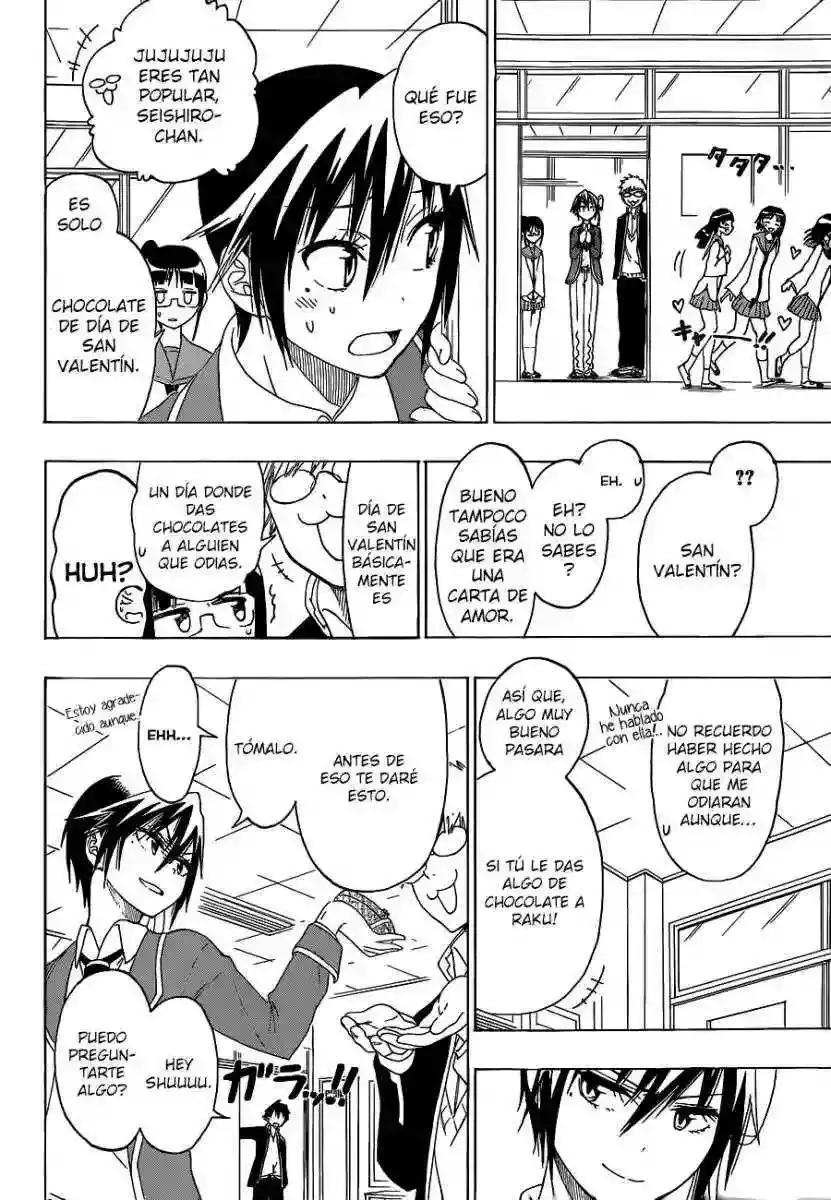 Nisekoi capítulo 67, página 15
