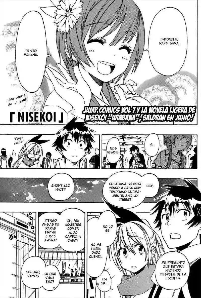 Nisekoi capítulo 71, página 3
