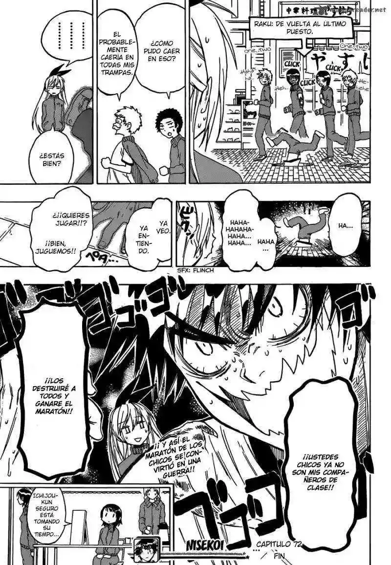 Nisekoi capítulo 72, página 21