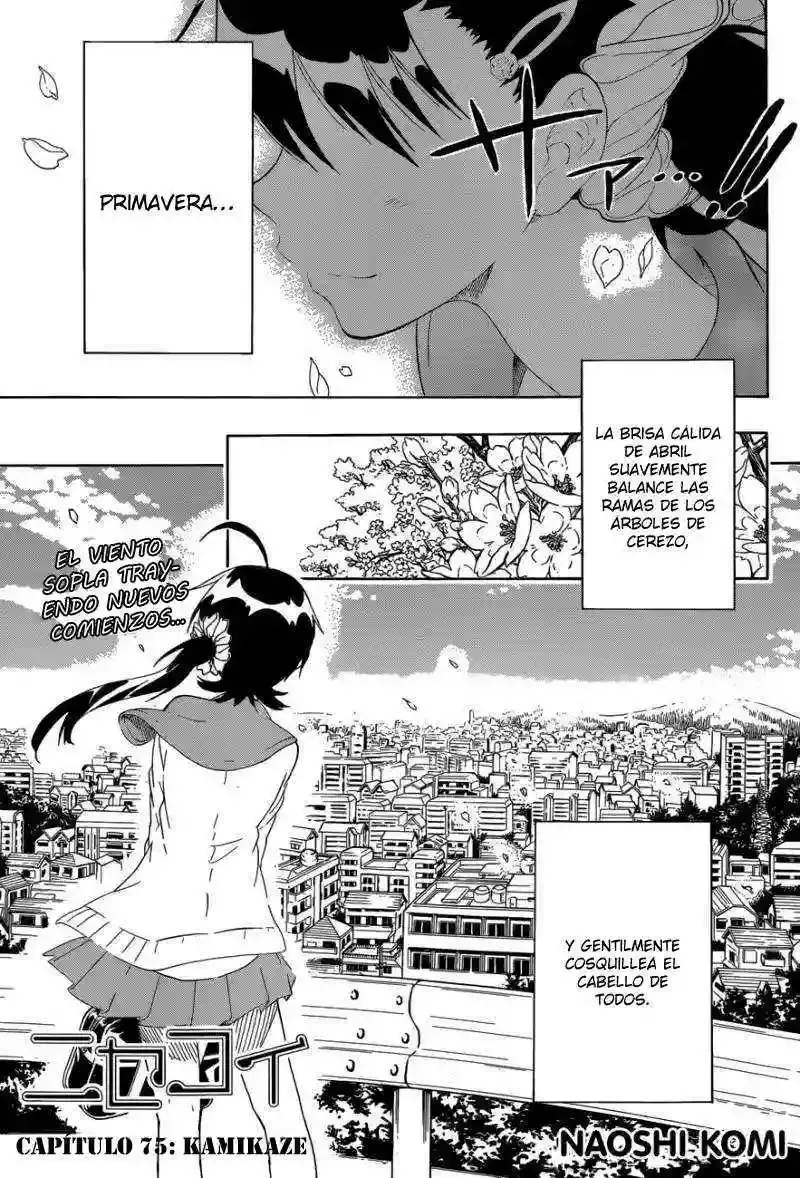 Nisekoi capítulo 75, página 2