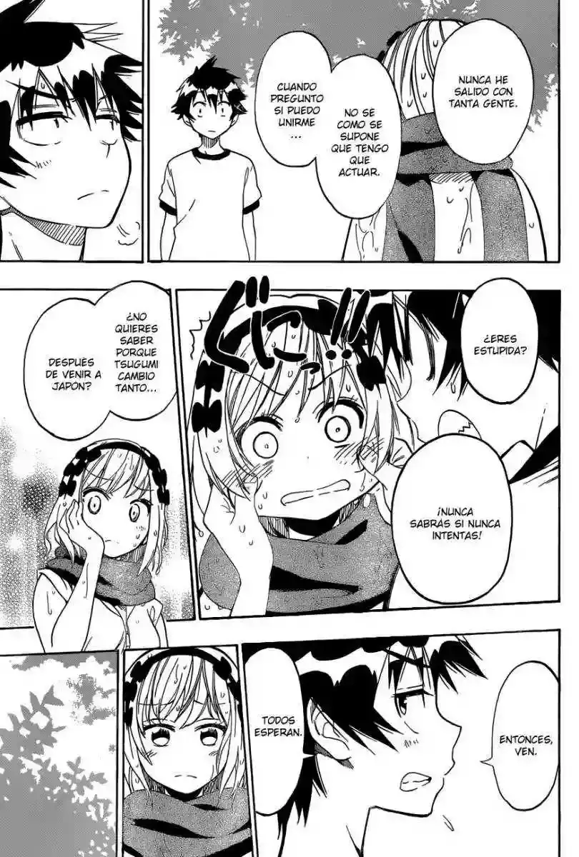 Nisekoi capítulo 82, página 17