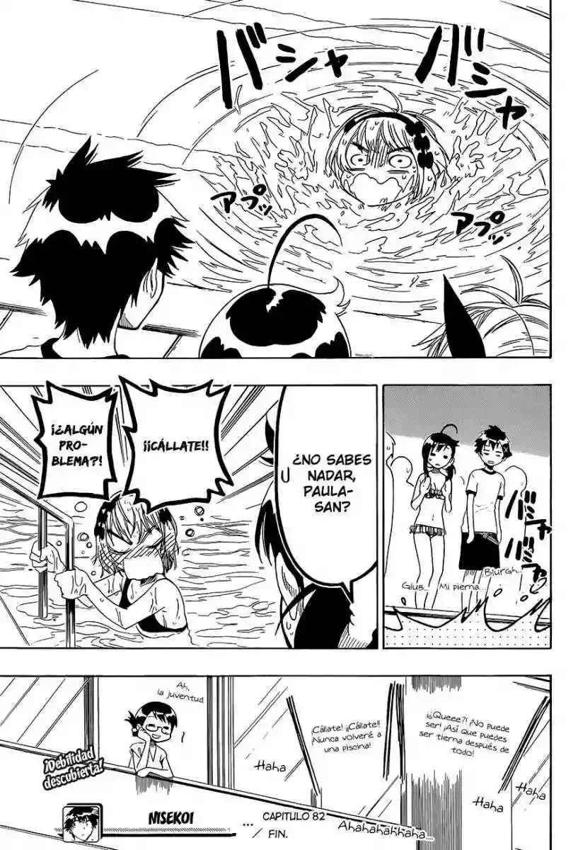 Nisekoi capítulo 82, página 19