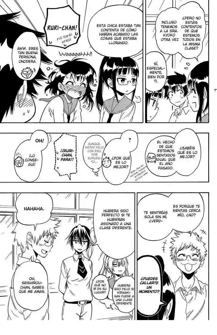 Nisekoi capítulo 83, página 4