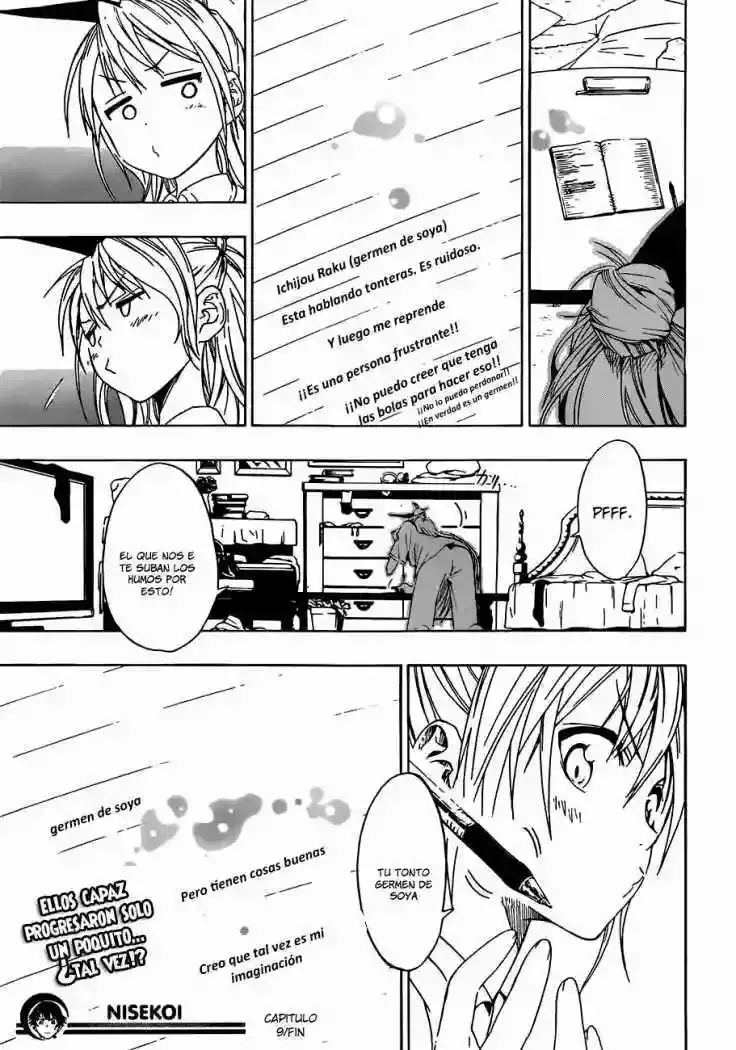 Nisekoi capítulo 9, página 21
