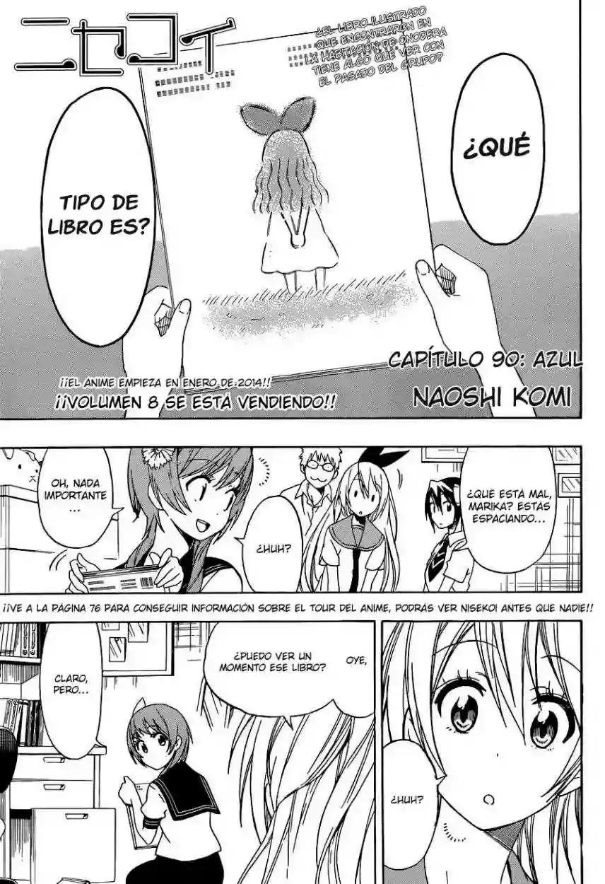 Nisekoi capítulo 90, página 2