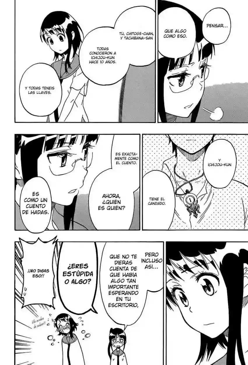 Nisekoi capítulo 90, página 15