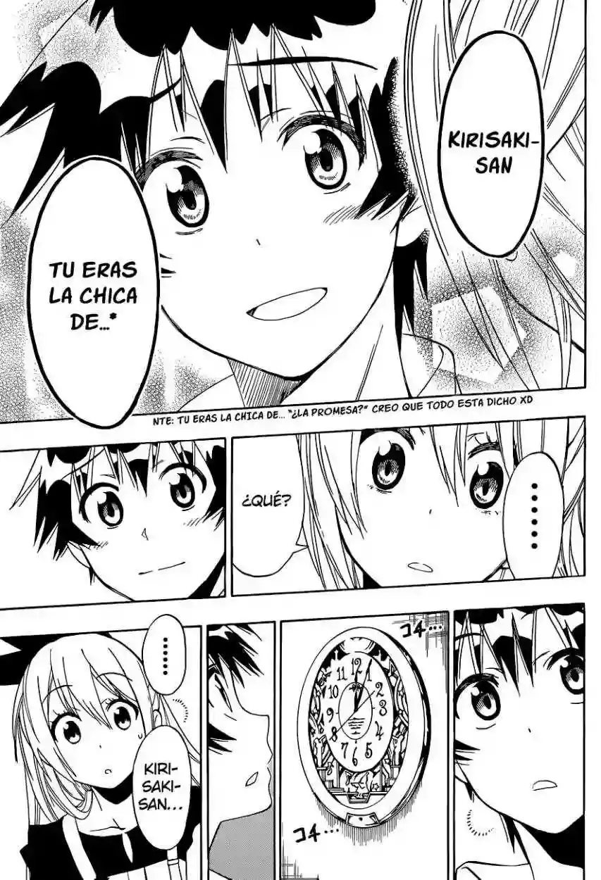 Nisekoi capítulo 91, página 17