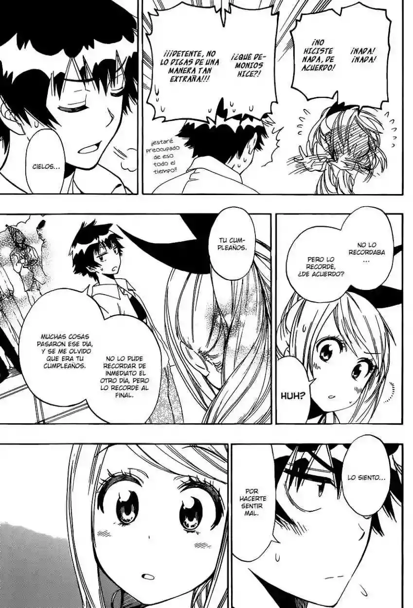 Nisekoi capítulo 92, página 11