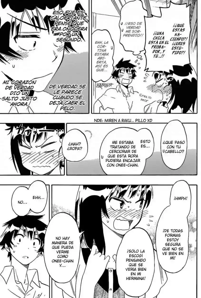 Nisekoi capítulo 94, página 15