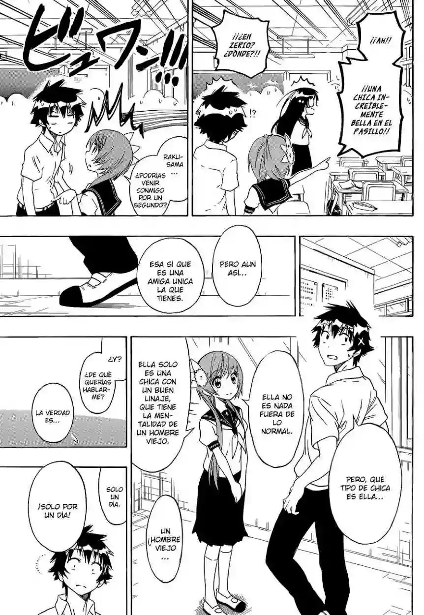 Nisekoi capítulo 95, página 15