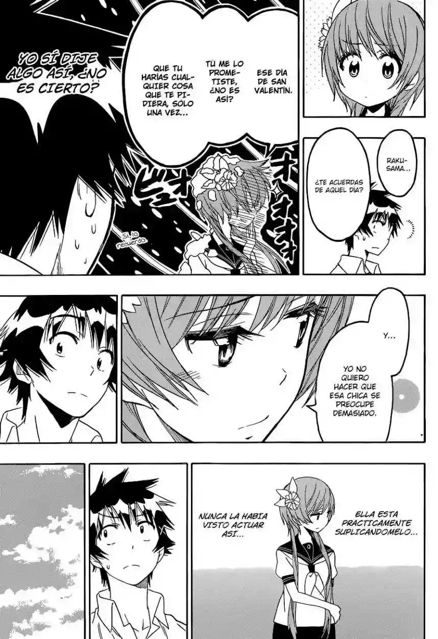 Nisekoi capítulo 95, página 17