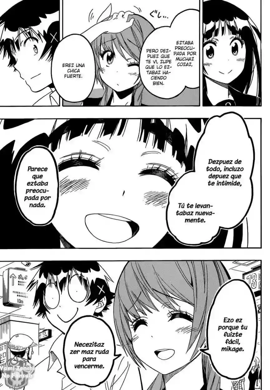 Nisekoi capítulo 97, página 19
