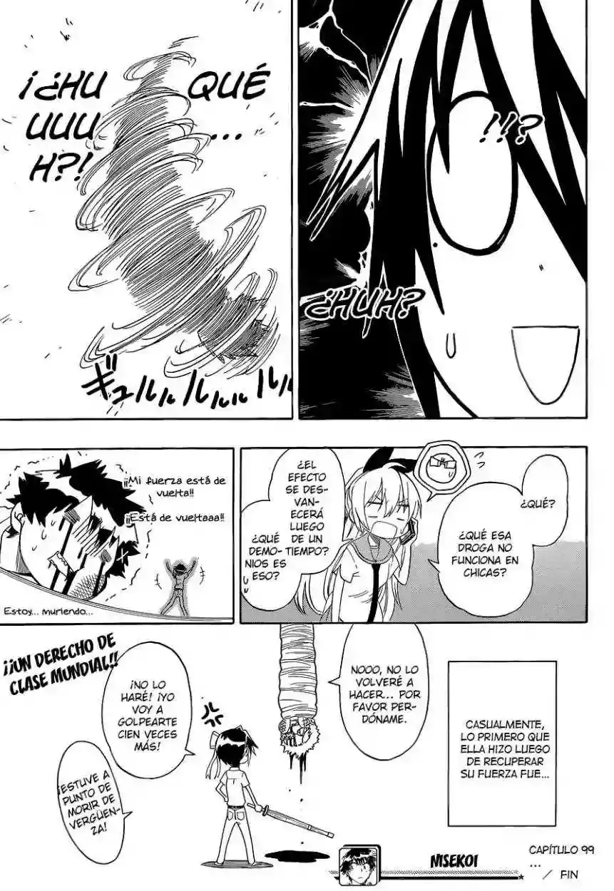Nisekoi capítulo 99, página 21