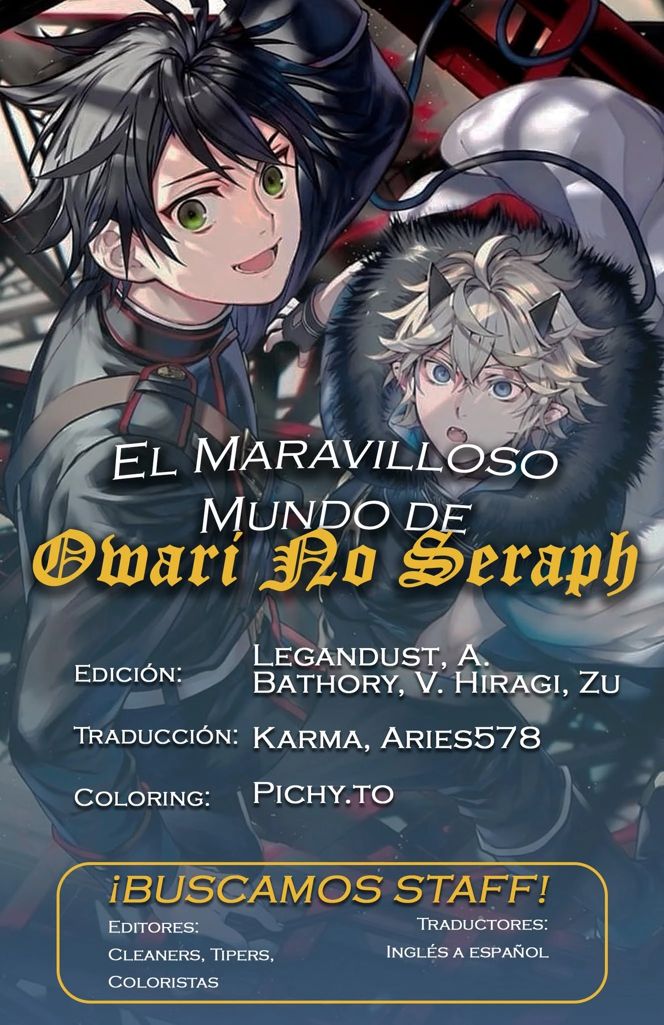 Owari No Seraph capítulo 157, página 1