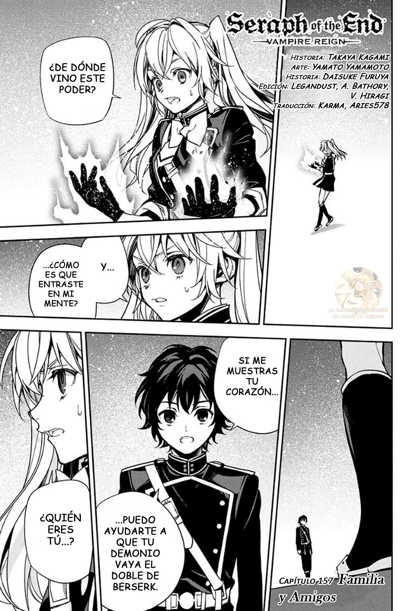 Owari No Seraph capítulo 157, página 2