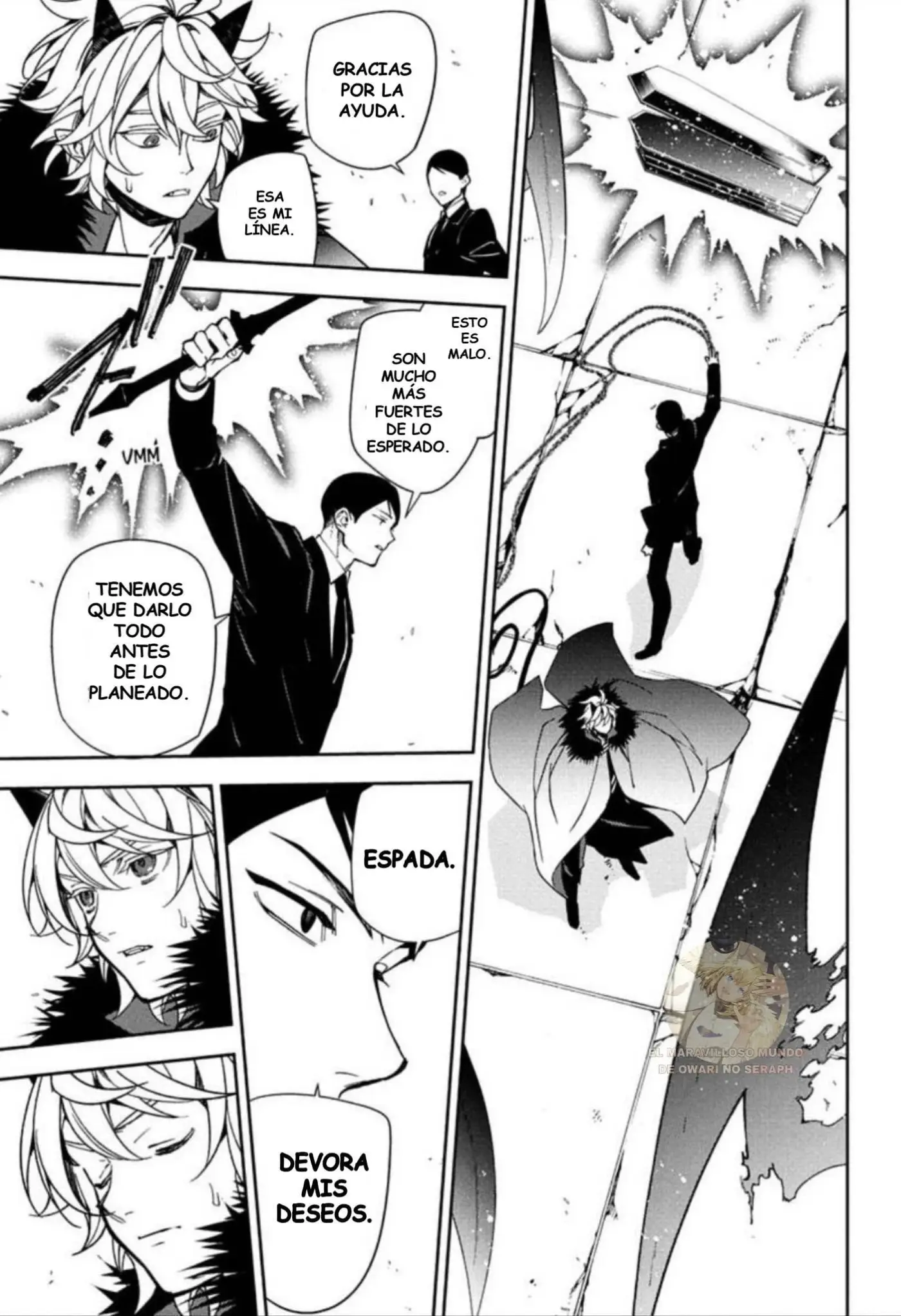 Owari No Seraph capítulo 157, página 18