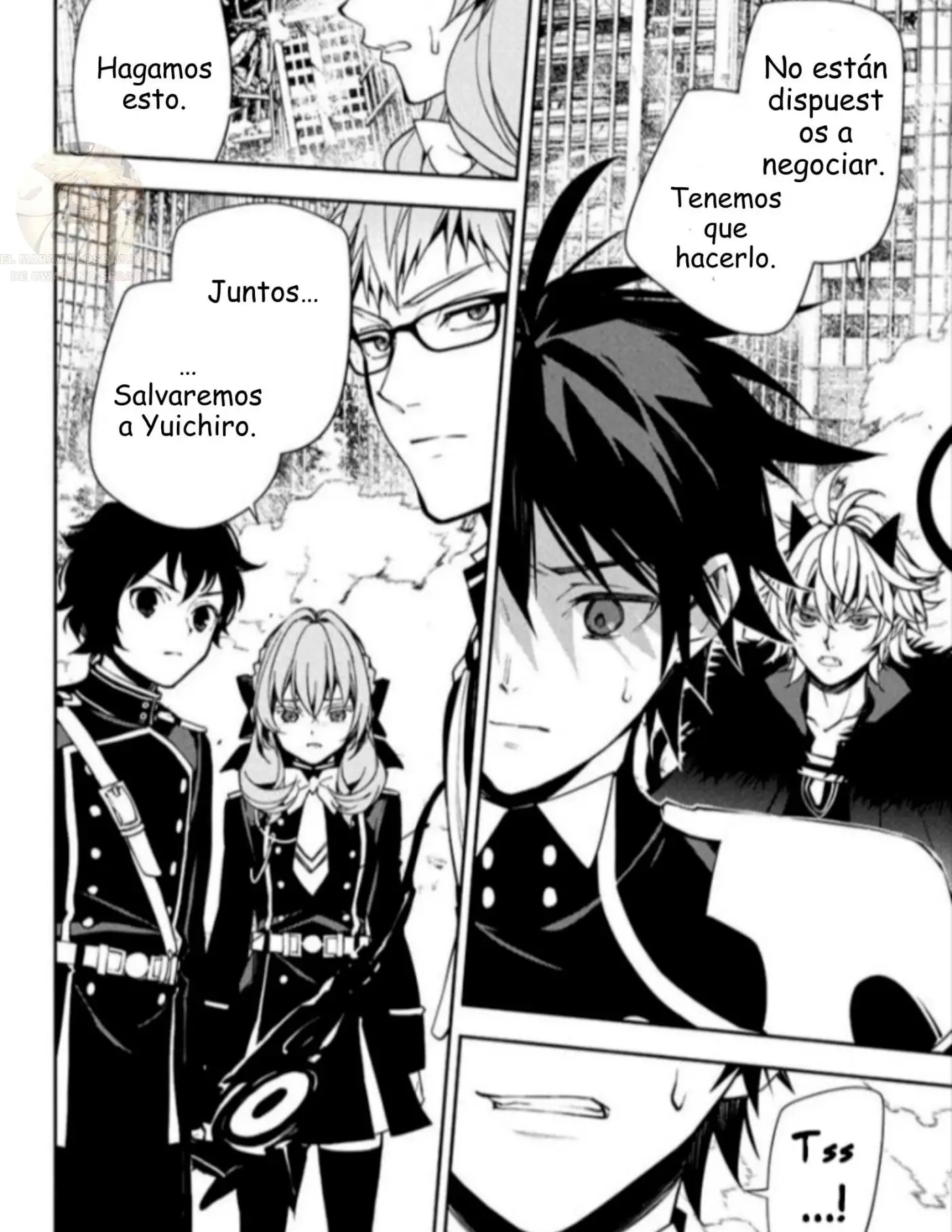 Owari No Seraph capítulo 157, página 46