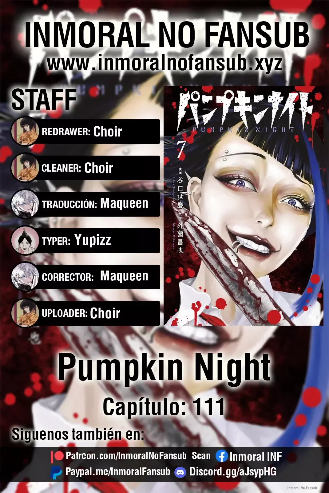 Pumpkin Night capítulo 111, página 1