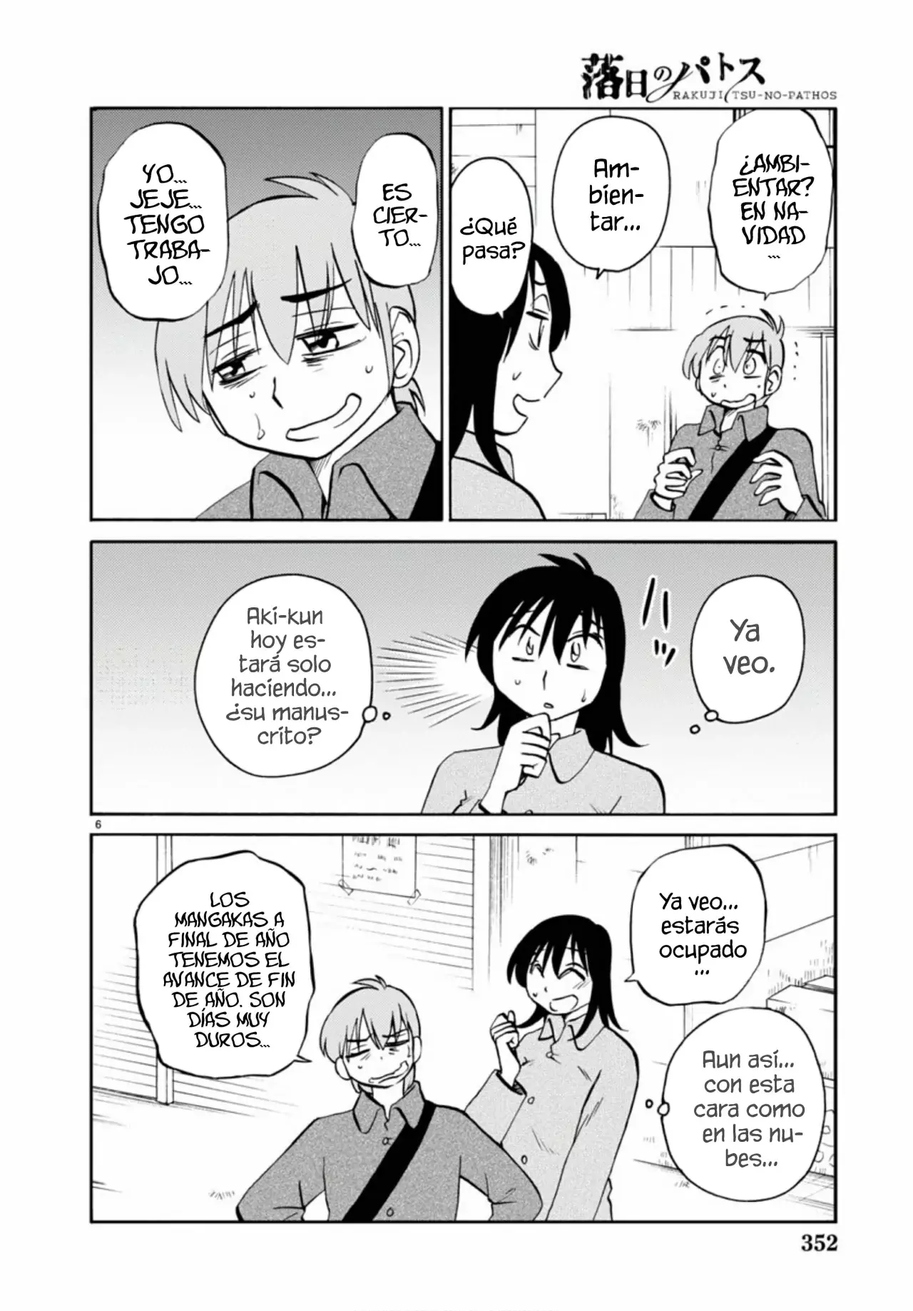 Rakujitsu No Pathos capítulo 108, página 8