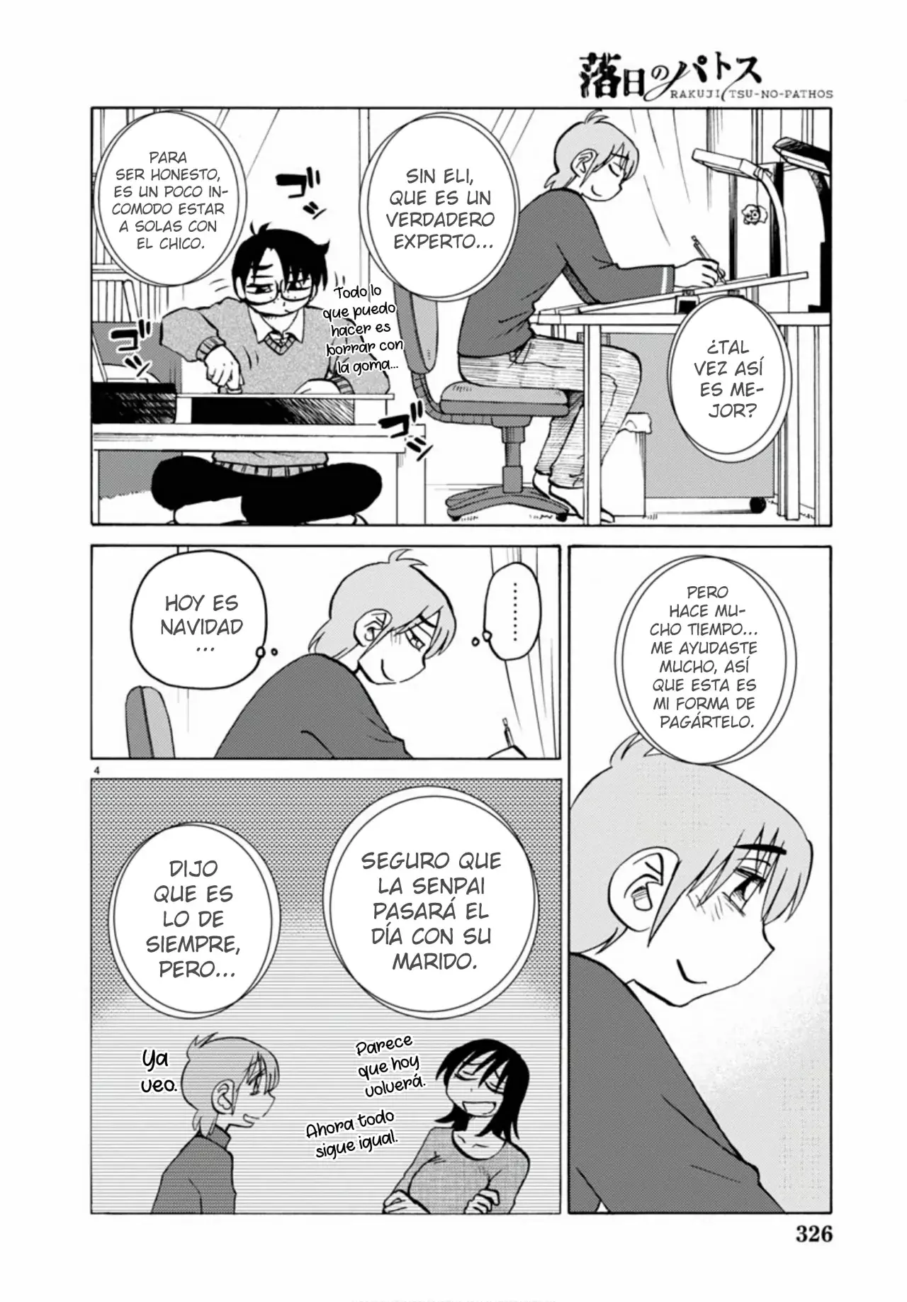 Rakujitsu No Pathos capítulo 110, página 6