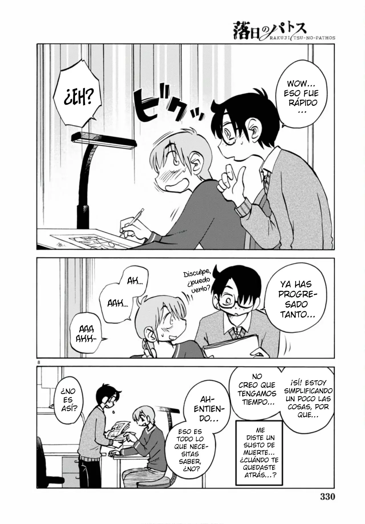 Rakujitsu No Pathos capítulo 110, página 10