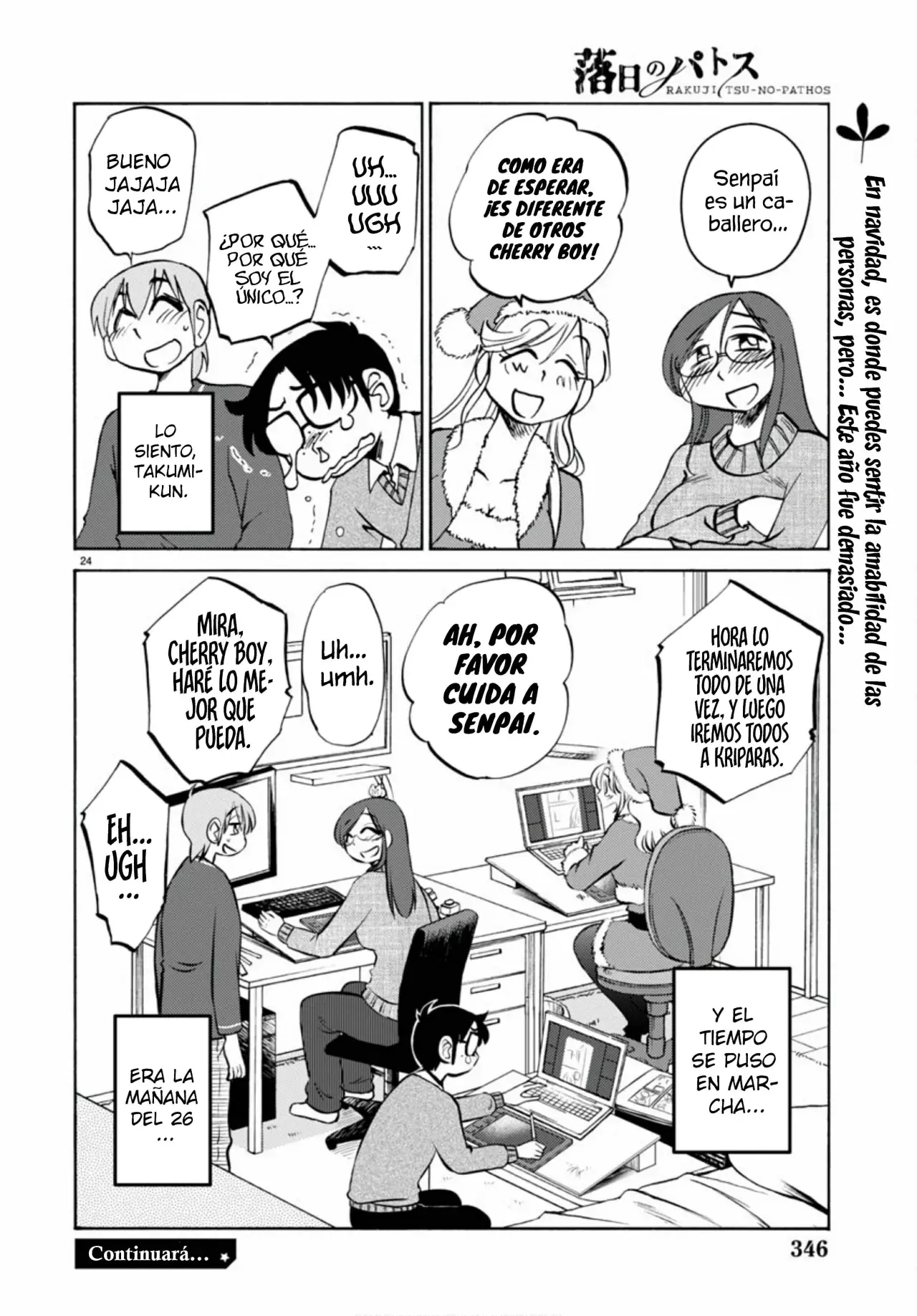 Rakujitsu No Pathos capítulo 110, página 26