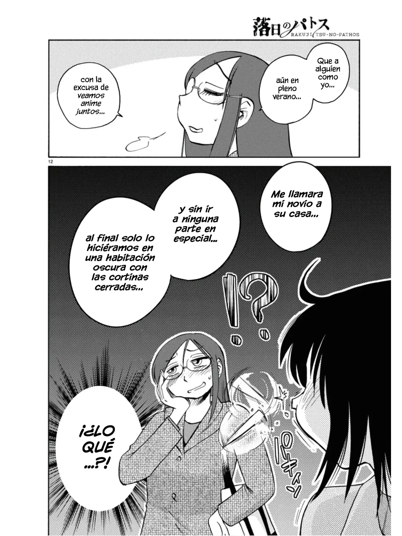 Rakujitsu No Pathos capítulo 116, página 14