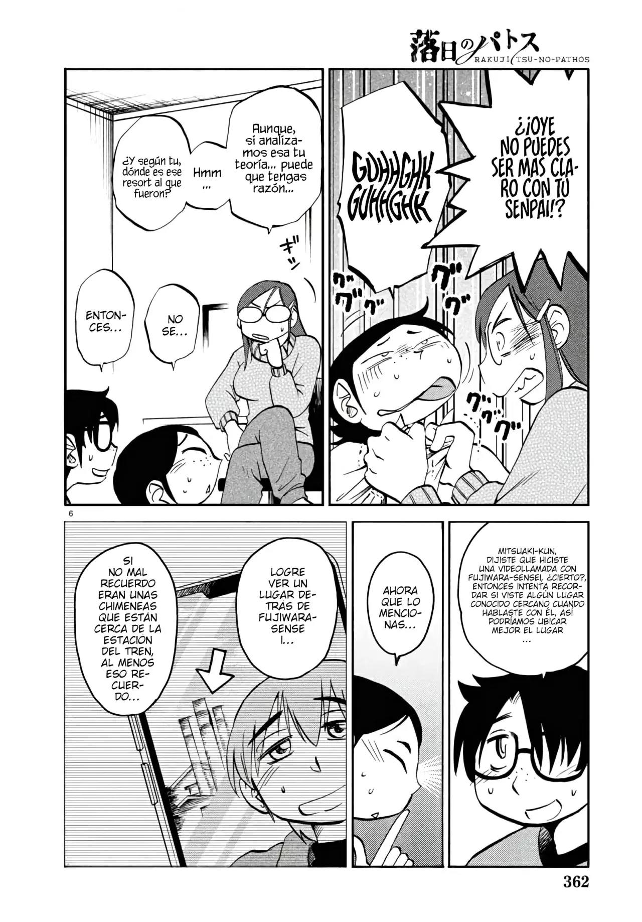Rakujitsu No Pathos capítulo 122, página 8