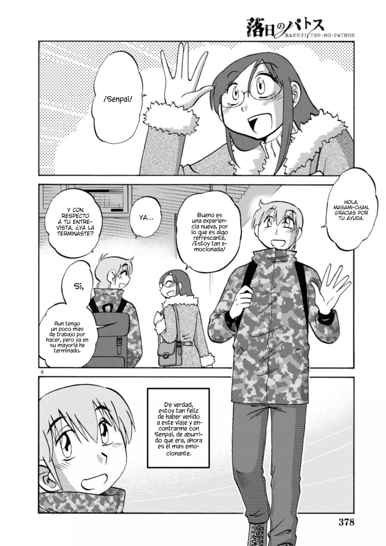 Rakujitsu No Pathos capítulo 125, página 8