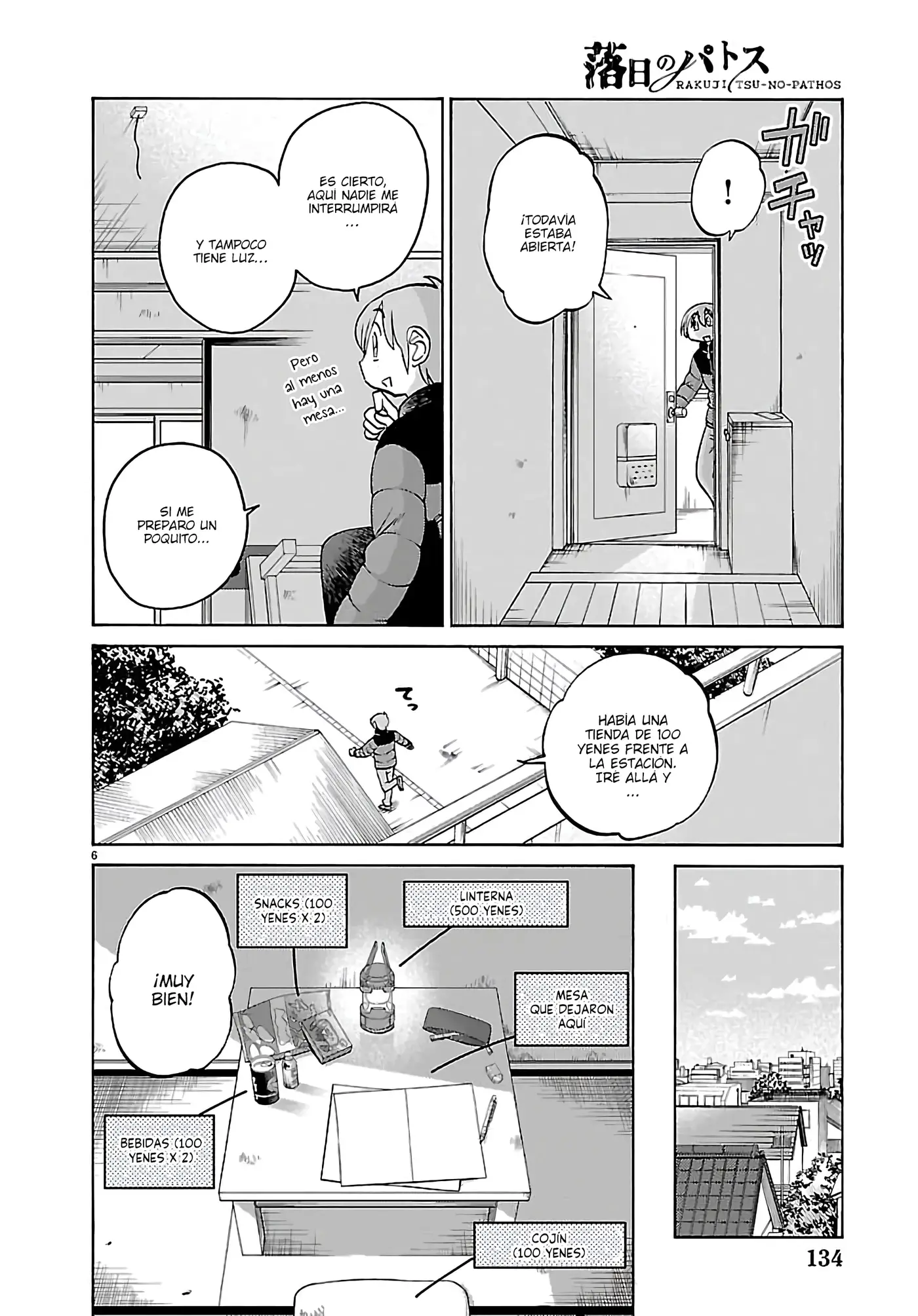 Rakujitsu No Pathos capítulo 136, página 8