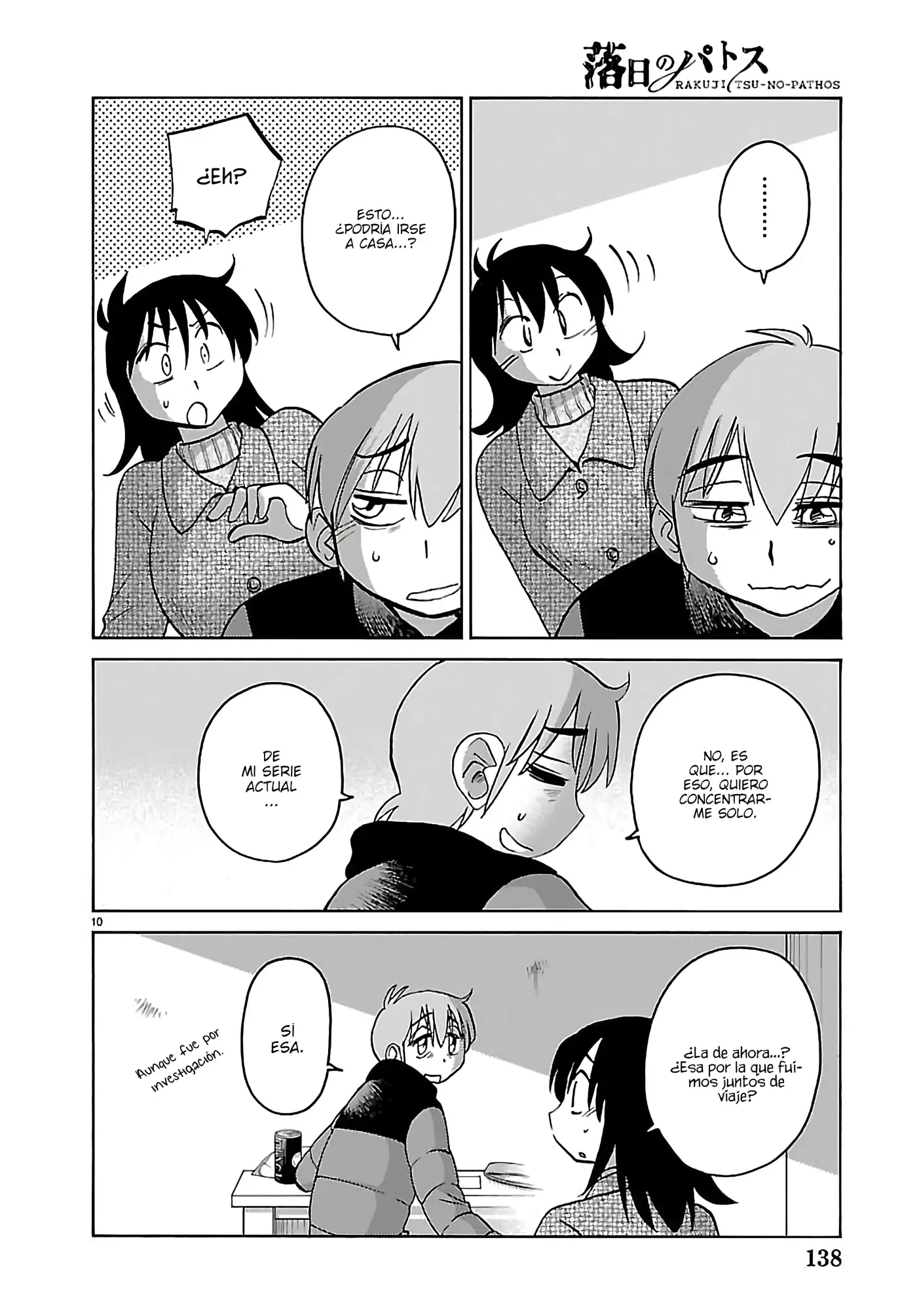 Rakujitsu No Pathos capítulo 136, página 12