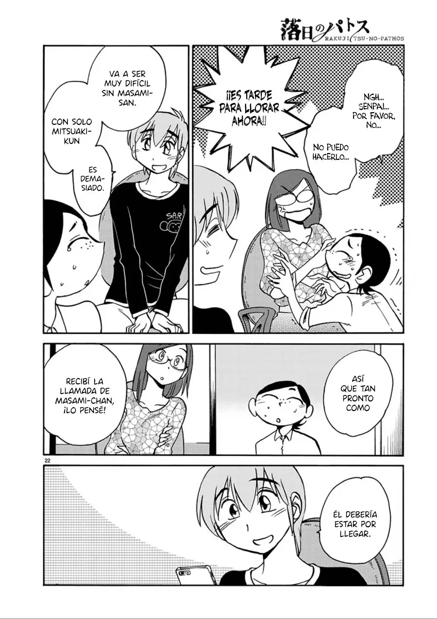 Rakujitsu No Pathos capítulo 57, página 22