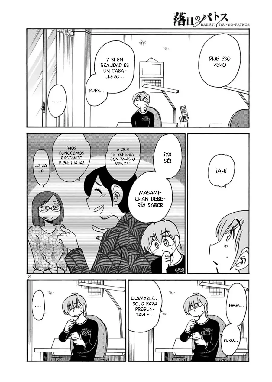 Rakujitsu No Pathos capítulo 59, página 21