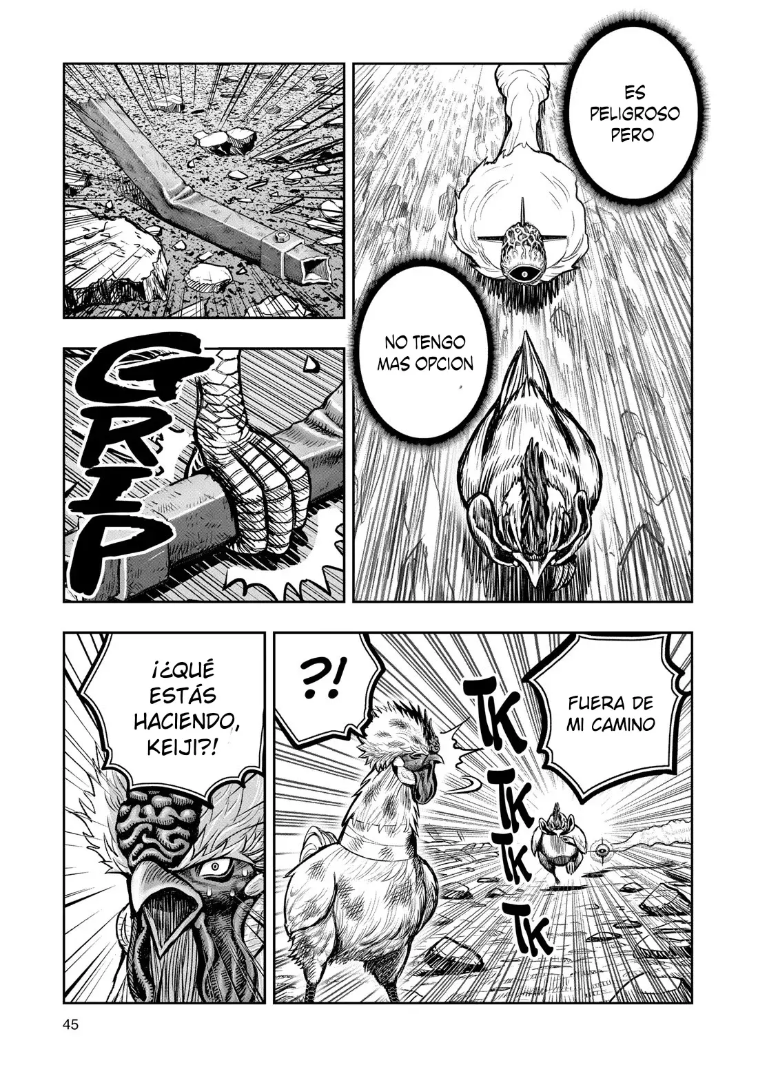 Rooster Fighter capítulo 25, página 45